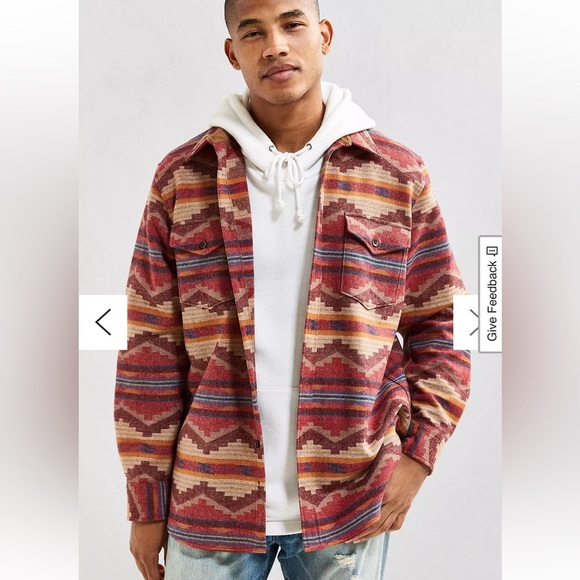 Pendleton Pine Top Southwest Wool Button Down Shirt - Picture 3 of 11